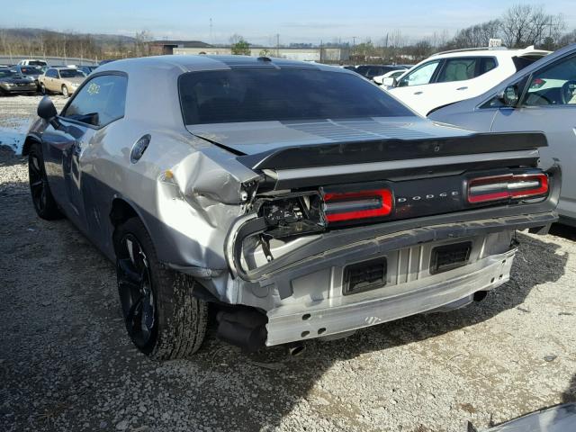 2C3CDZAG8GH337866 - 2016 DODGE CHALLENGER GRAY photo 3