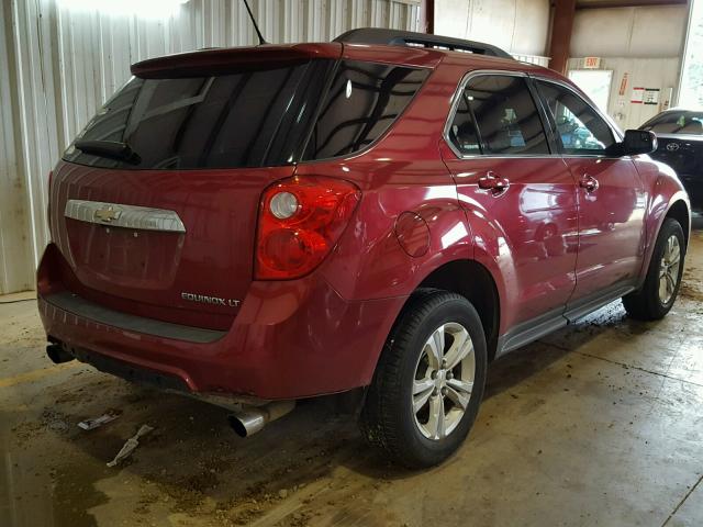 2GNFLDE34D6304464 - 2013 CHEVROLET EQUINOX LT MAROON photo 4