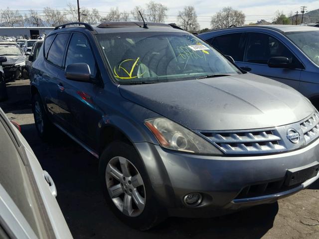 JN8AZ08T76W430322 - 2006 NISSAN MURANO SL GRAY photo 1