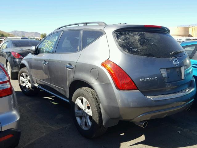 JN8AZ08T76W430322 - 2006 NISSAN MURANO SL GRAY photo 3