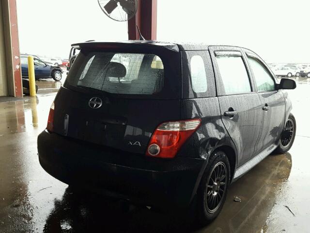 JTKKT604865008616 - 2006 TOYOTA SCION XA BLACK photo 4