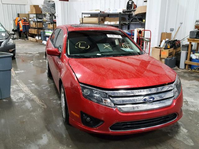 3FAHP0HA7BR319027 - 2011 FORD FUSION SE BURGUNDY photo 1