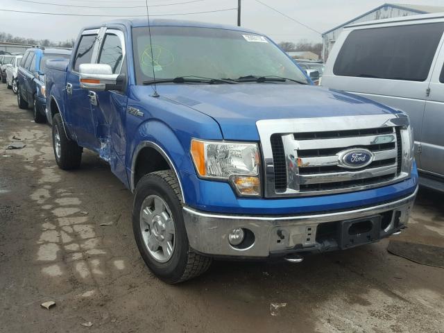 1FTFW1EV2AKE18861 - 2010 FORD F150 SUPER BLUE photo 1