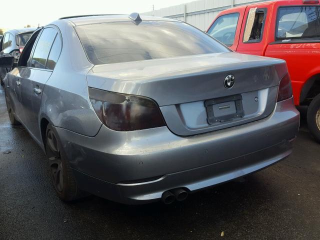 WBANW1C51AC164405 - 2010 BMW 535 I GRAY photo 3