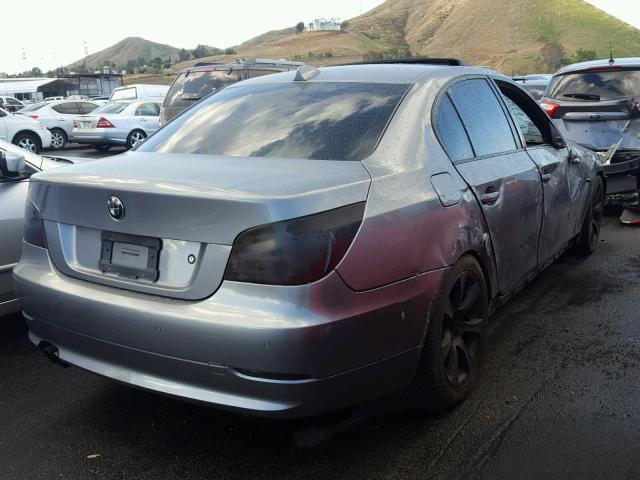 WBANW1C51AC164405 - 2010 BMW 535 I GRAY photo 4