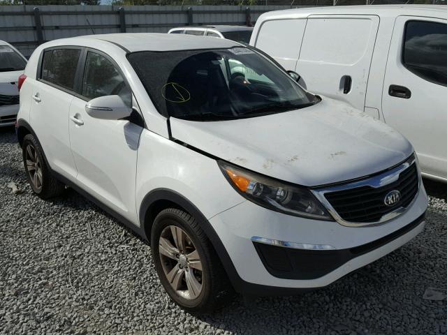 KNDPB3A24D7404135 - 2013 KIA SPORTAGE B WHITE photo 1