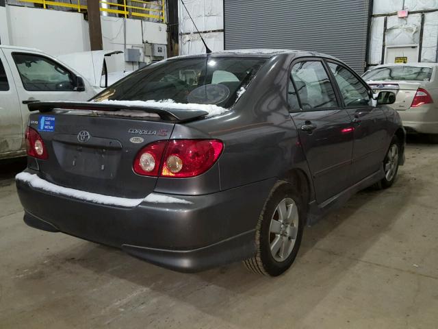 1NXBR32E68Z958682 - 2008 TOYOTA COROLLA CE GRAY photo 4