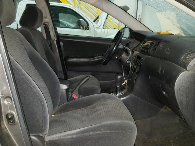 1NXBR32E68Z958682 - 2008 TOYOTA COROLLA CE GRAY photo 5