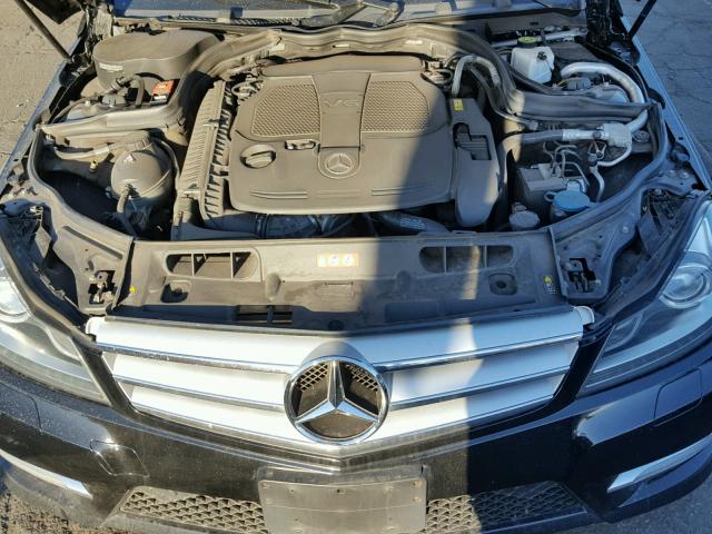 WDDGF8AB0DR241446 - 2013 MERCEDES-BENZ C 300 4MAT BLACK photo 7