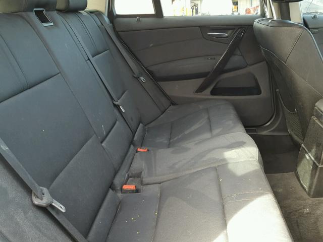 WBXPC93448WJ10148 - 2008 BMW X3 3.0SI SILVER photo 6