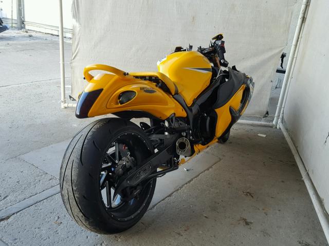 JS1GX72A792100097 - 2009 SUZUKI GSX1300 R YELLOW photo 4