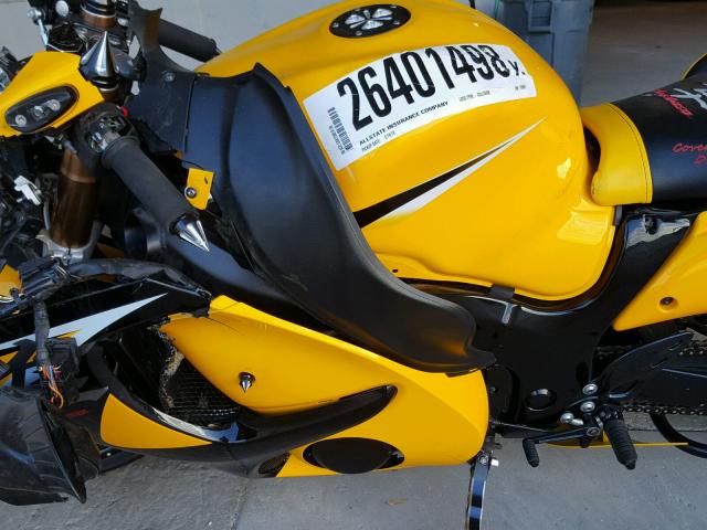 JS1GX72A792100097 - 2009 SUZUKI GSX1300 R YELLOW photo 7