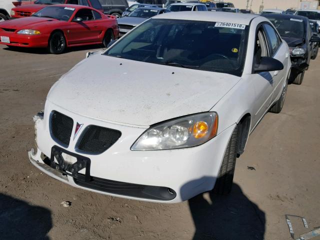 1G2ZH58N074224373 - 2007 PONTIAC G6 GT WHITE photo 2