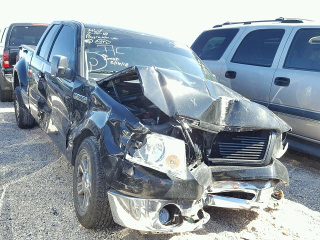 1FTPX02598KD19190 - 2008 FORD F150 BLACK photo 1