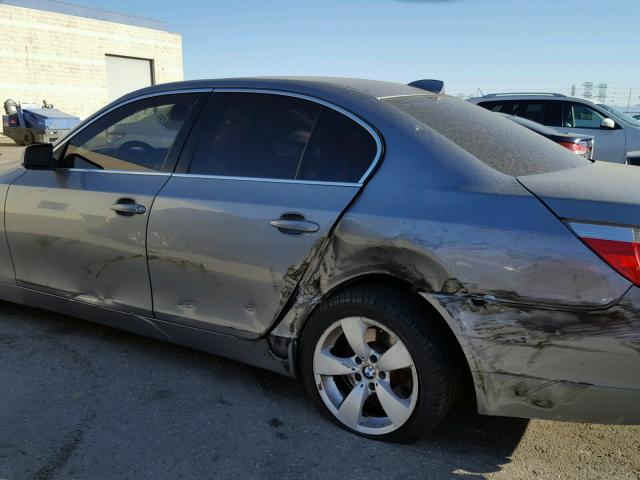 WBANA53575B856590 - 2005 BMW 525 I GRAY photo 9