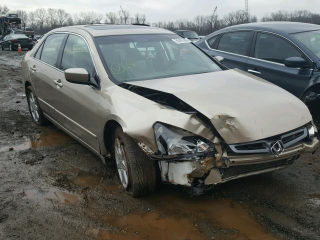 1HGCM66504A097211 - 2004 HONDA ACCORD EX GOLD photo 1