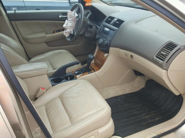 1HGCM66504A097211 - 2004 HONDA ACCORD EX GOLD photo 5