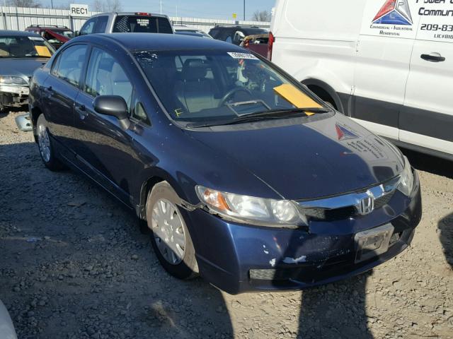 2HGFA1F32AH578842 - 2010 HONDA CIVIC VP BLUE photo 1