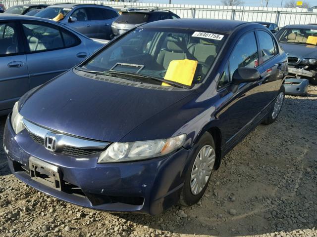 2HGFA1F32AH578842 - 2010 HONDA CIVIC VP BLUE photo 2