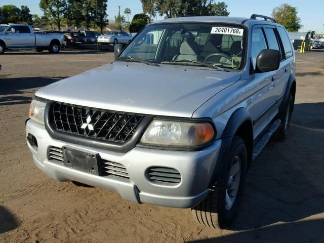 JA4LS21H02J029478 - 2002 MITSUBISHI MONTERO SP SILVER photo 2