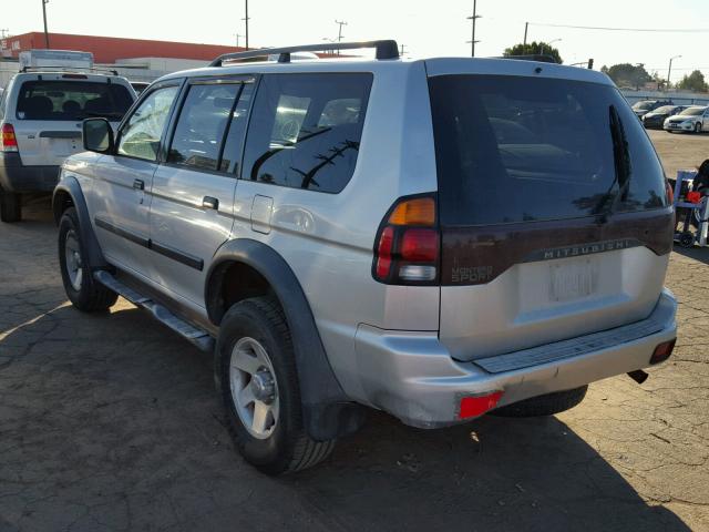 JA4LS21H02J029478 - 2002 MITSUBISHI MONTERO SP SILVER photo 3