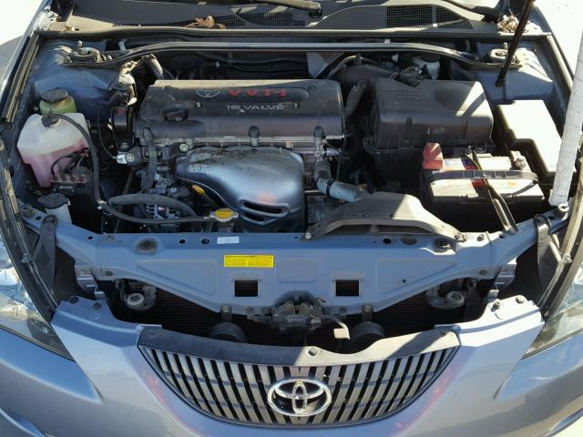 4T1CE38P76U750882 - 2006 TOYOTA CAMRY SOLA GRAY photo 7