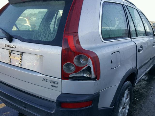 YV1CZ59H231017058 - 2003 VOLVO XC90 SILVER photo 9