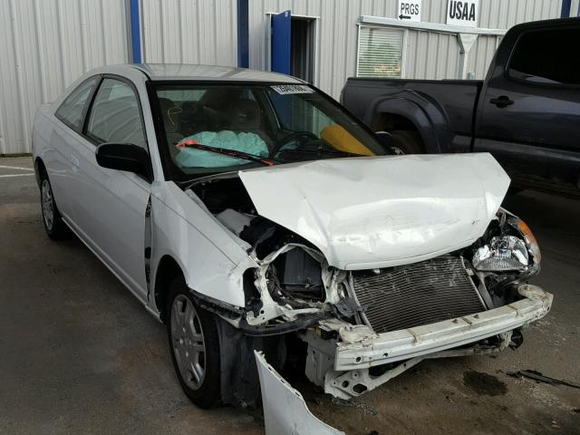 1HGEM22522L082234 - 2002 HONDA CIVIC LX WHITE photo 1