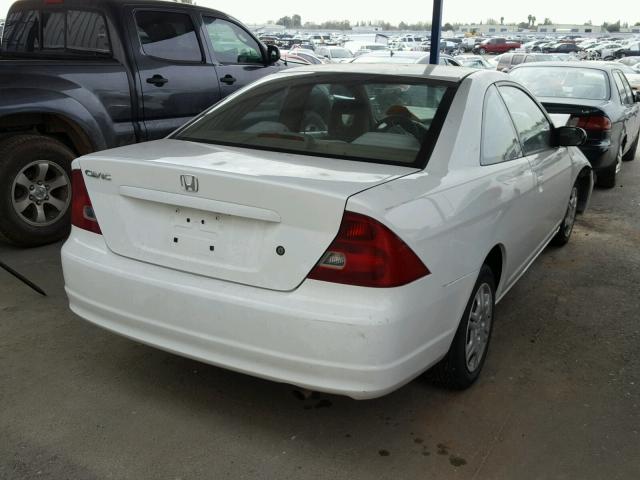 1HGEM22522L082234 - 2002 HONDA CIVIC LX WHITE photo 4