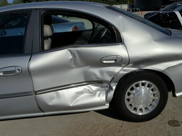 1MEFM53S0XA661992 - 1999 MERCURY SABLE LS SILVER photo 9