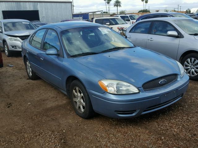 1FAFP56U96A227046 - 2006 FORD TAURUS SEL BLUE photo 1