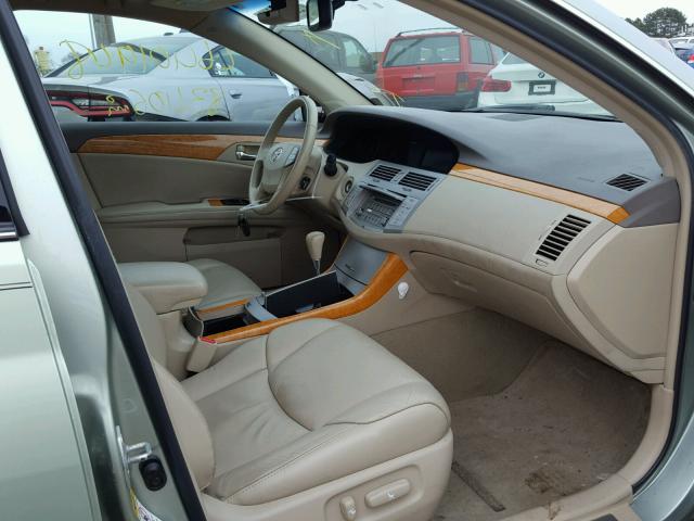 4T1BK36B86U092792 - 2006 TOYOTA AVALON XL GREEN photo 5