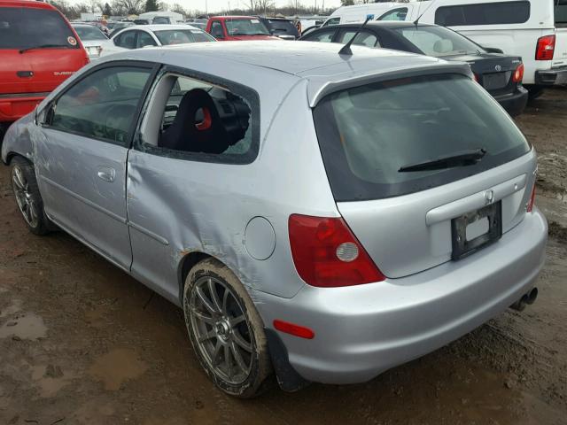 SHHEP33502U300862 - 2002 HONDA CIVIC SI SILVER photo 3