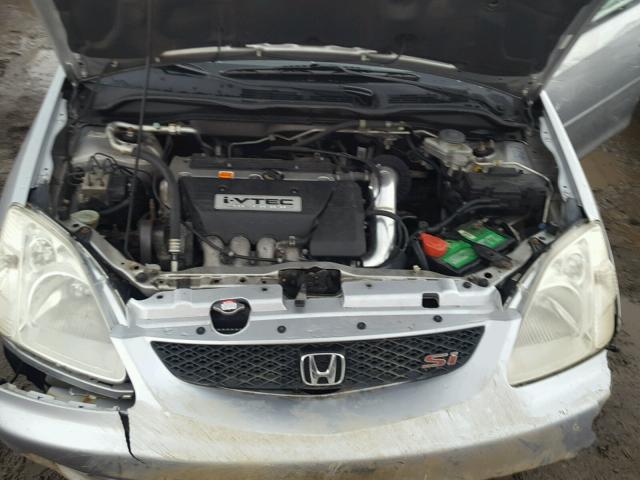 SHHEP33502U300862 - 2002 HONDA CIVIC SI SILVER photo 7