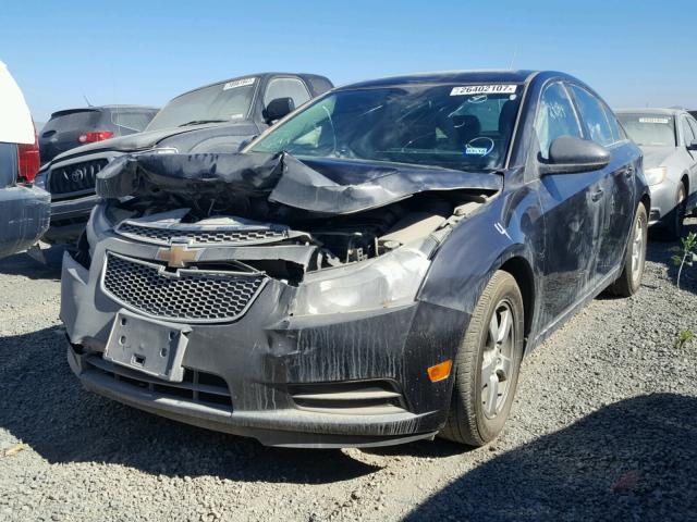 1G1PC5SB2E7487288 - 2014 CHEVROLET CRUZE BROWN photo 2