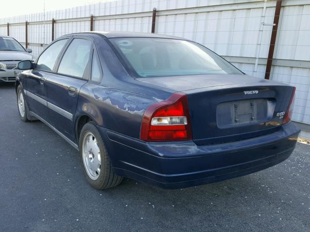 YV1TS94DX11196074 - 2001 VOLVO S80 BLUE photo 3