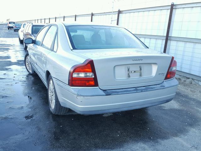 YV1TS90D7Y1094716 - 2000 VOLVO S80 T6 TUR SILVER photo 3