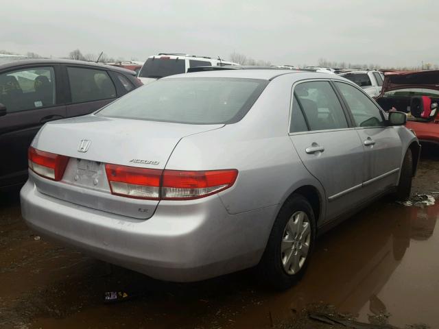 1HGCM56354A068277 - 2004 HONDA ACCORD LX SILVER photo 4