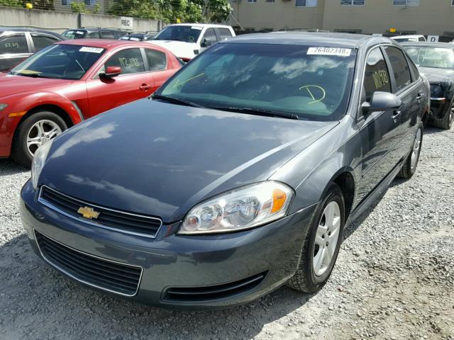 2G1WF5EK7B1201829 - 2011 CHEVROLET IMPALA LS GRAY photo 2