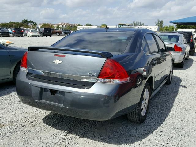 2G1WF5EK7B1201829 - 2011 CHEVROLET IMPALA LS GRAY photo 4