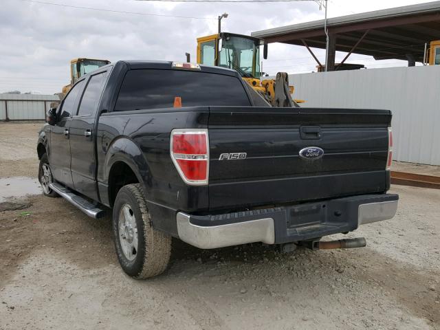 1FTFW1CV7AFB83790 - 2010 FORD F150 SUPER BLACK photo 3