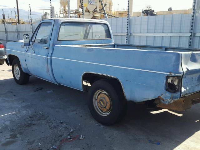 CCL246Z133495 - 1976 CHEVROLET CUSTOM BLUE photo 3