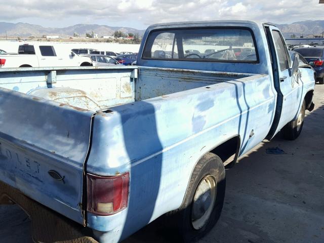 CCL246Z133495 - 1976 CHEVROLET CUSTOM BLUE photo 4