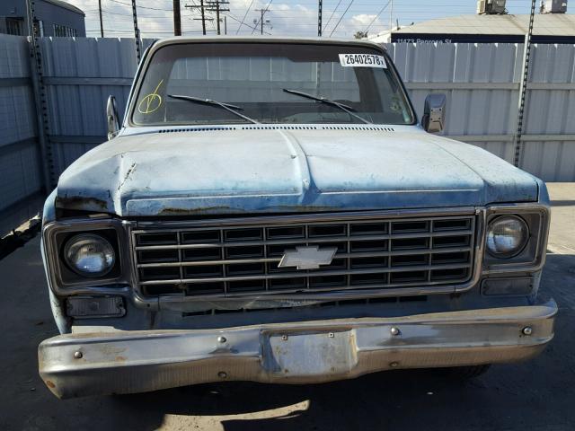 CCL246Z133495 - 1976 CHEVROLET CUSTOM BLUE photo 9