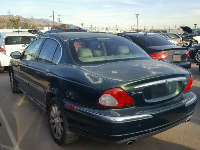 SAJEA51D93XD23318 - 2003 JAGUAR X-TYPE 2.5 GREEN photo 3