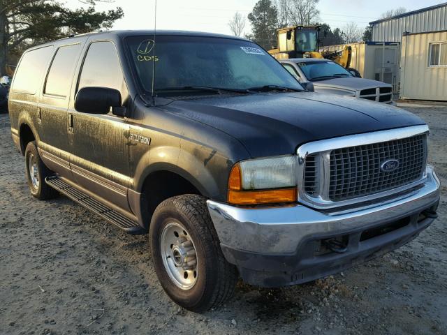 1FMNU41S81ED09099 - 2001 FORD EXCURSION GREEN photo 1