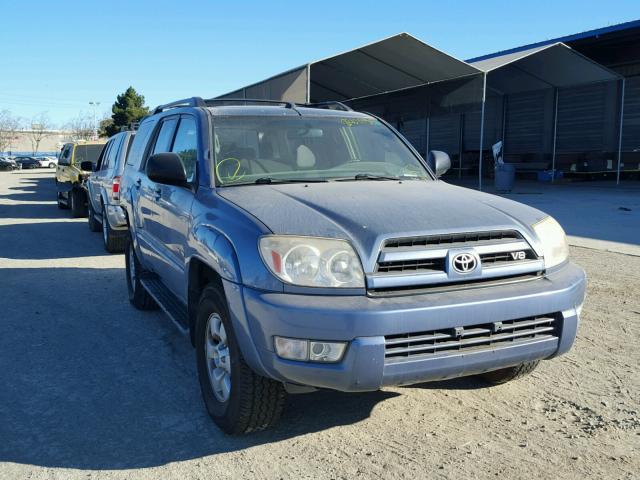 JTEBT14R230012262 - 2003 TOYOTA 4RUNNER SR BLUE photo 1