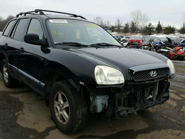 KM8SB12B92U146105 - 2002 HYUNDAI SANTA FE G BLACK photo 1