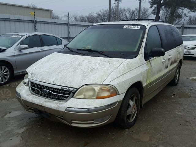 2FMDA5340YBC93544 - 2000 FORD WINDSTAR S WHITE photo 2