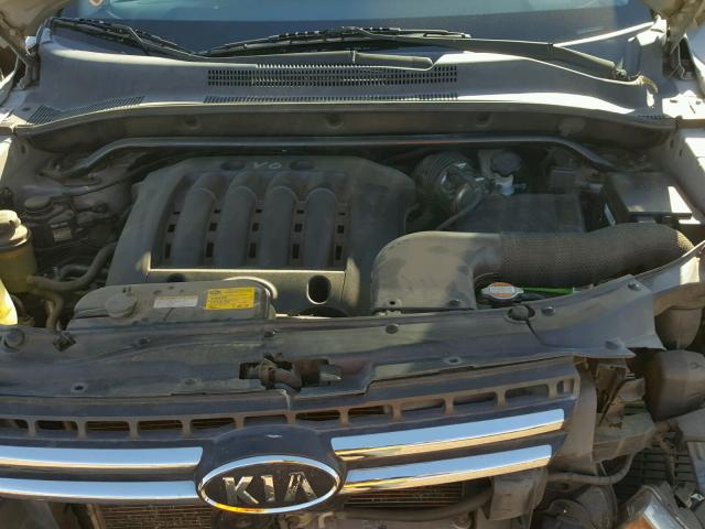 KNDJE723877448817 - 2007 KIA SPORTAGE E GRAY photo 7